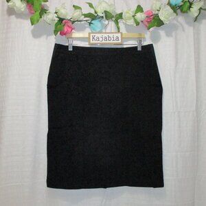 ANNE KLEIN Woven Black Skirt NWT Size Large